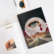 Load image into Gallery viewer, Moon in Scorpio Spiral Notebook - Ruled Line