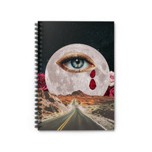 Load image into Gallery viewer, Moon in Scorpio Spiral Notebook - Ruled Line