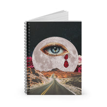 Load image into Gallery viewer, Moon in Scorpio Spiral Notebook - Ruled Line