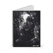 Load image into Gallery viewer, Dark Moon Spiral Notebook - Ruled Line
