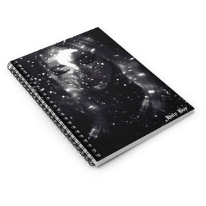 Dark Moon Spiral Notebook - Ruled Line