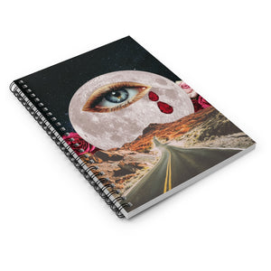 Moon in Scorpio Spiral Notebook - Ruled Line