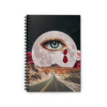 Load image into Gallery viewer, Moon in Scorpio Spiral Notebook - Ruled Line
