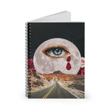 Load image into Gallery viewer, Moon in Scorpio Spiral Notebook - Ruled Line
